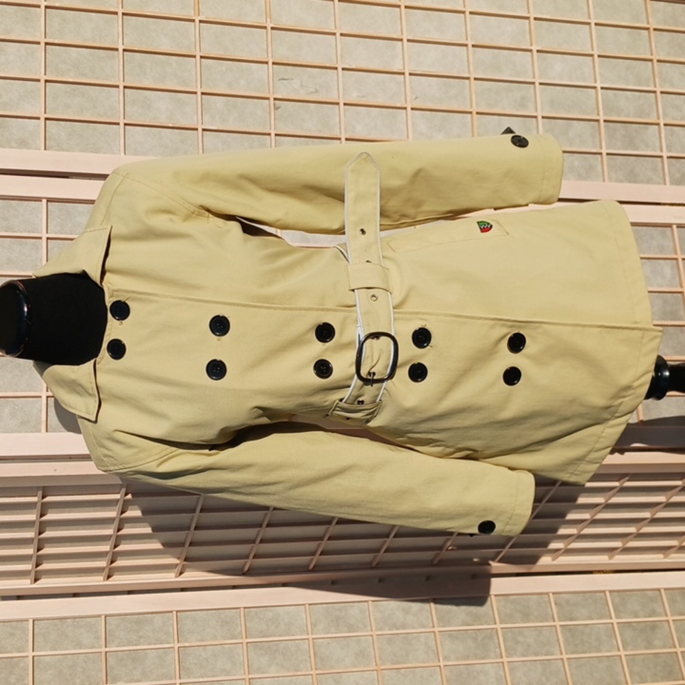 CORAZZO The Turiste armored tan trenchcoat motorcycle mod Scooter women's xs